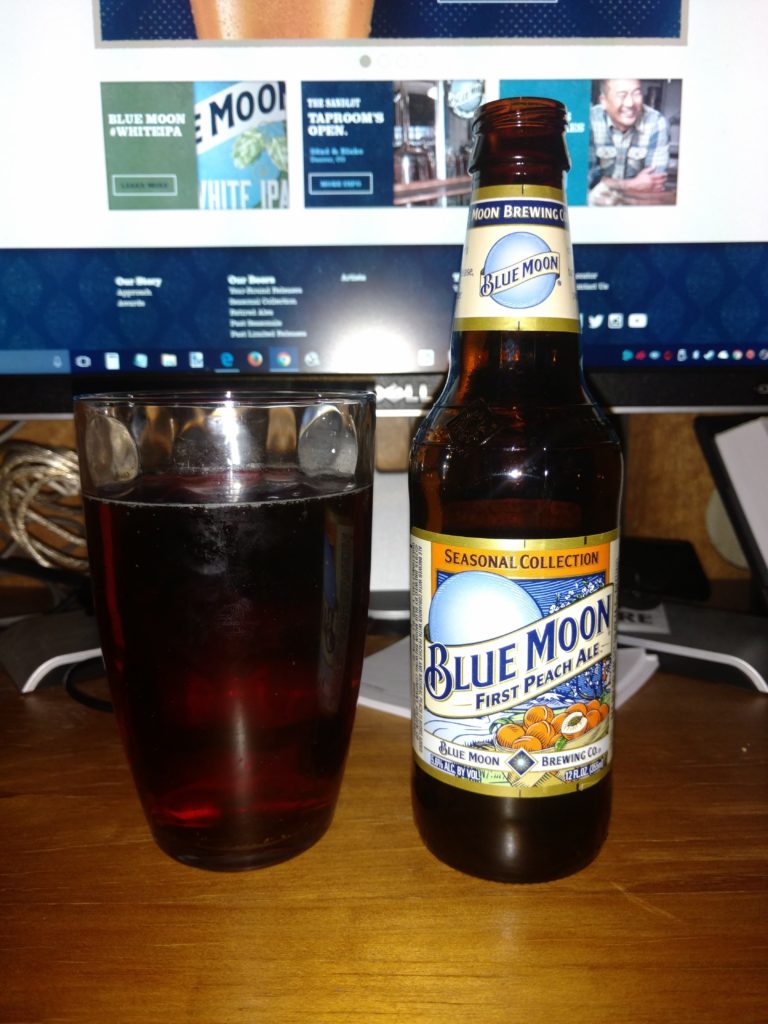 Blue Moon First Peach Ale